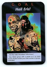 Illuminati New World Order INWO UnLimited Card Game NWO GOAL Hail Eris! Common