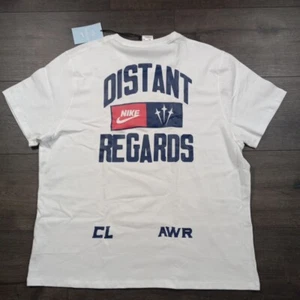 Nike NOCTA Drake Turks & Caicos Tshirt Men's Size 2XL White Distant Regards New - Picture 1 of 7