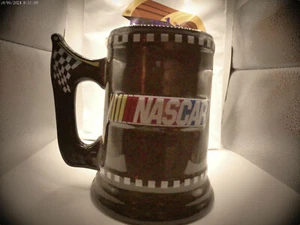 Nascar Large Ceramic Beer Stein Mug 2004 Sherwood Brands Car Racing Collectible - Picture 1 of 3