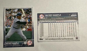 2021 TOPPS X MICKEY MANTLE COLLECTION YANKEES #44 - CARD NEVER WAS - FREE SHIP - Picture 1 of 1