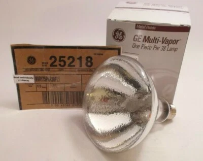 GE 175 Watt Multi-Vapor Quartz Metal Halide Lamp - PAR38 - E26 Base - (25218) - Image 1 of 4