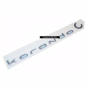 [Korando c] Rear Logo Emblem Badge for Ssangyong Korando C New Actyon Oem Parts - Bild 1 von 1