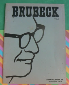 (Dave) BRUBECK Vol.1,Shawnee Press 1956 Original themes for solo piano,5 songs - Picture 1 of 9