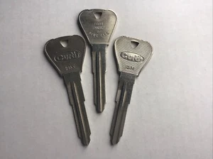 H65 Key Blanks Curtis for Various FORD Models 3 Keys Uncut - Bild 1 von 5