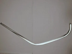 Genuine BMW E30 Door ext trim. Top curved chrome strip. Driver. Rear 51341876145 - Picture 1 of 12