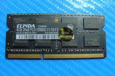iMac A1419 Elpida 4GB 2RX8 PC3-12800S RAM Memory RAM EBJ41UF8BDU5-GN-F - Image 1 of 2