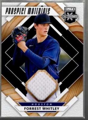 B4920- 2020 Elite Extra Edition Prospect Materials #27 Forrest Whitley - NM-MT - Image 1 of 2