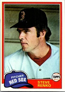 Steve Renko 1981 Topps #63 Boston Red Sox - Picture 1 of 2