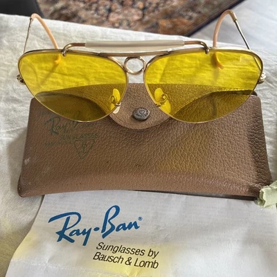 GAFAS DE SOL AVIADOR 62[]14 MM VINTAGE B&L RAY BAN GRANDES KALICROMO OUTDOORSMAN II Foto 1 de 4