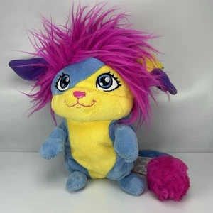 Popples Lulu 7” plush Pink Blue Yellow soft toy 2015 Spin Master - Picture 1 of 11
