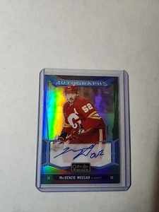MacKenzie Weegar Blue Rainbow Auto 2024-25 O-Pee-Chee Platinum #BA-MW - Picture 1 of 2