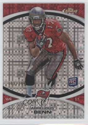 2010 Topps Finest X-Fractor /399 Arrelious Benn #116 Rookie RC - Image 1 of 2