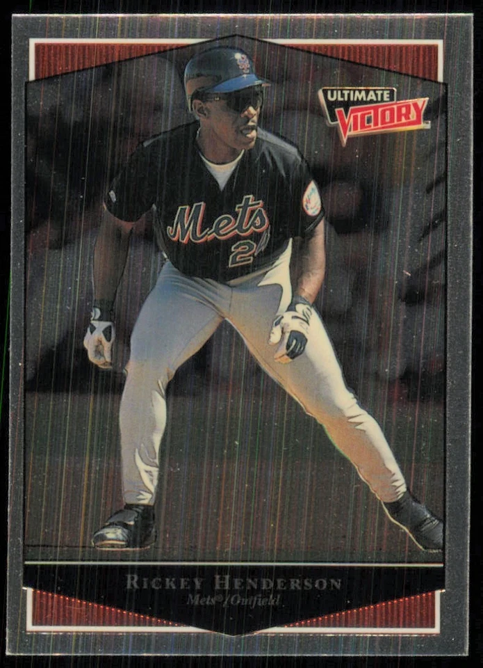 1999 Upper Deck Ultimate Victory Rickey Henderson New York Mets #69 - Image 1 of 2
