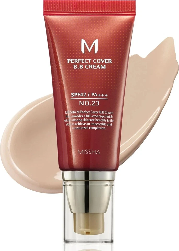 MISSHA M Perfect Cover BB Cream 1.69 Fl Oz (Pack of 1), No.23 (Natural Beige)  - Image 1 of 4