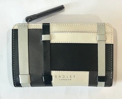 Cartera con retazos con bandas de cuero multicolor Radley London con bolsa antipolvo - nueva sin etiquetas Foto 1 de 4