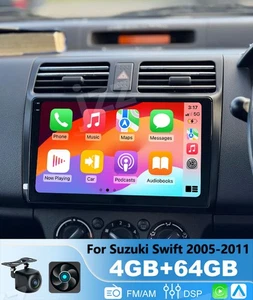 4-64GB Car head unit upgrade kit For Suzuki Swift 2005-11 Carplay Radio GPS Wifi - Picture 1 of 16