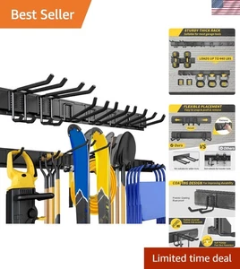Space-Saving Garage Tool Organizer - 440lbs Capacity - Picture 1 of 9