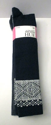 HUE 4 Pair Knee Highs Socks ultra soft socks fit shoe size 4-10 - Image 1 of 3