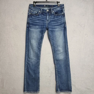BKE Jeans Men 29x30 Aiden Bootcut Denim Whiskered Buckle Western Cowboy Casual - Image 1 of 4