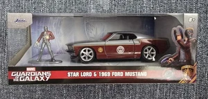 Jada Marvel Guardians of the Galaxy Star-lord and 1967 Shelby GT-500 1/24 NOTMIN - Picture 1 of 6