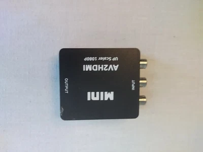 RCA to HDMI Converter 1080P RCA Composite CVBS AV to HDMI Video Audio Convert... - Image 1 of 4