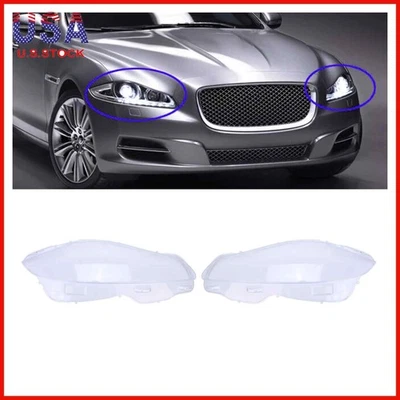 Nueva cubierta de lente de faro delantero izquierdo derecho carcasa para Jaguar XJ Base 3,0 L 2016 EE. UU. Foto 1 de 4