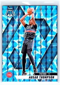 2024-25 Panini Mosaic #46 Ausar Thompson Reactive Blue Mosaic Detroit Pistons - Picture 1 of 2