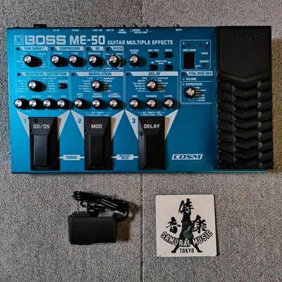 BOSS ME-50 Guitar Effects Pedal Multi-Effects Unit Pedal W/ Power Cord #2 - Image 1 of 4