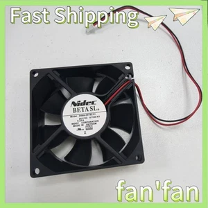 1PCS NIDEC D08A-24TS2 01 8025 8CM DC24V 0.23A 2-wire Inverter Cooling Fan - Picture 1 of 2