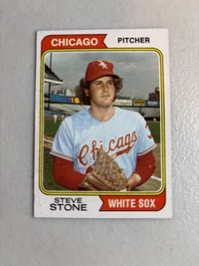 1974 Topps Steve Stone #486 EX (usura bordo sinistro) spedizione combinata - Foto 1 di 2