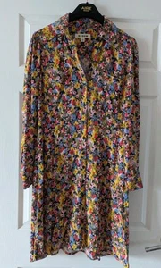 Boden Lenzing camicia abito UK12R floreale audace tasca con bottoni G27 - Foto 1 di 4