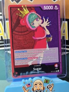 One Piece TCG OP10-003 Sugar Regular Leader Royal Blood Pack Fresh - Foto 1 di 2