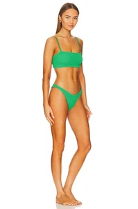 HUNZA G GIGI BIKINI BOTTOM ONLY EMERALD Size: OS - Picture 1 of 3