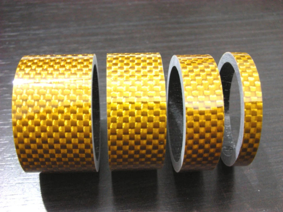 Bike Bicycle Stem Golden Carbon Spacer 1-1/8" 20 15 10 5mm NEW - Image 1 of 1