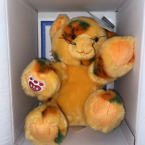 BRANDNEU IN DER HAND Build A Bear 2024 Gewölbe orange Halloween Kürbis Kätzchen - Bild 1 von 7