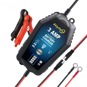 New Smart Battery Charger Automatic Lead-Acid Batteries Car Motorcycle Charger - Picture 1 of 22