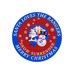 RANGERS FC (B) 32 mm RUNDES ABZEICHEN NORDIRLAND Ulster Loyalist WEIHNACHTEN - Bild 1 von 2