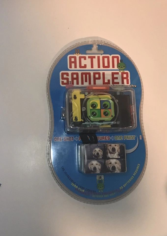 Vintage NOS Lomography ActionSampler 35mm Camera With 4 Lenses - Clear w/Film