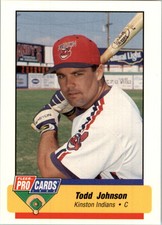1994 Kinston Indians Fleer/ProCards #2646 Todd Johnson