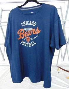Chicago Bears T Shirt Mens 2XL NFL Team Apparel BLUE - Picture 1 of 4