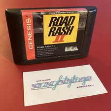 Road Rash II 2 Sega Genesis Original Authentic Tested Game 1992 Vtg Cart Only