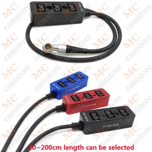 3 Pin Camera Power Splitter Fischer RS of ARRI Alexa Camera to 3 P-tap Power Out - Picture 1 of 12