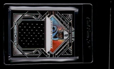 2021 Obsidian Rookie Eruption Materials Electric Etch Orange Chuba Hubbard /75 - Image 1 of 2