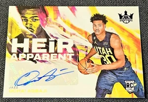 2022-23 Panini Court Kings Violet /49 Auto Heir Apparent Ochai Agbaji Rookie RC - Picture 1 of 2
