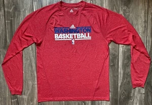 Adidas Washington Wizards NBA Team Issued Long Sleeve Practice Shirt Men's Small - Picture 1 of 18