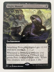 Blight Mound *Non-Foil* EXT ART Strixhaven MTG NM/MT C21 Combine Shipping - Picture 1 of 2