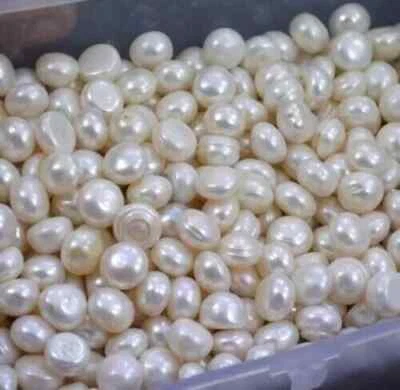 Stunning White Pearl Cabochon Shape Lot 100 Ct Natural Certified Loose Gemstone - Image 1 of 3