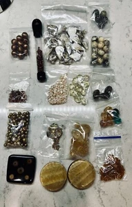 Verschiedene Perlen und Steine zur Schmuckherstellung. Neu ohne Verpackung - Bild 1 von 9