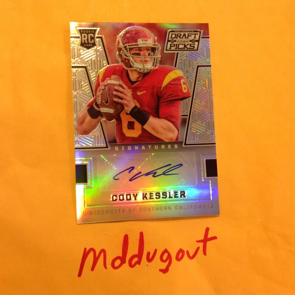 CODY KESSLER #140 USC / BROWNS QB RC Auto 2016 Panini PRIZM DRAFT PICKS Ref - Image 1 of 1