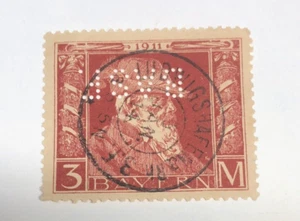 ODZ & DEUTSCHLAND Bayern Briefmarke # 88 gebraucht ss Scott Wert 65,00 $ 544 - Bild 1 von 3